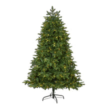 Load image into Gallery viewer, 6&#39; Wyoming Fir Artificial Christmas Tree w/ 350 Clear LED Lights
