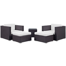 Load image into Gallery viewer, Convene 5 Piece Outdoor Patio Sectional Set by Modway
