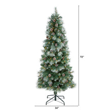 Load image into Gallery viewer, 6' Frosted Tip British Columbia Mountain Pine Artificial Christmas Tree
