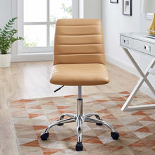 Load image into Gallery viewer, Ripple Armless Mid Back Vinyl Office Chair by Modway
