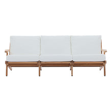 Load image into Gallery viewer, Saratoga Outdoor Patio Premium Grade A Teak Wood Sofa by Modway
