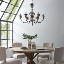 Load image into Gallery viewer, Bountiful Vintage French Pendant Ceiling Light Candelabra Chandelier by Modway
