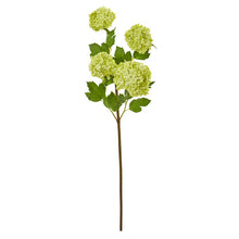 Load image into Gallery viewer, 30&quot; Snowball Hydrangea Artificial Flower (Set of 3)
