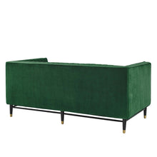 Load image into Gallery viewer, Devote Channel Tufted Performance Velvet Loveseat by Modway
