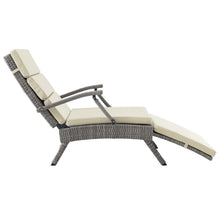 Load image into Gallery viewer, Envisage Chaise Outdoor Patio Wicker Rattan Lounge Chair by Modway
