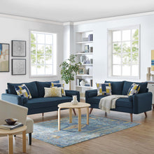 Load image into Gallery viewer, Revive Upholstered Fabric Sofa and Loveseat Set
