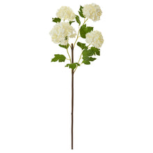 Load image into Gallery viewer, 30&quot; Snowball Hydrangea Artificial Flower (Set of 3)

