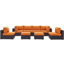 Load image into Gallery viewer, Convene 8 Piece Outdoor Patio Sectional Set by Modway
