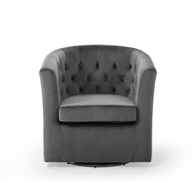 Load image into Gallery viewer, Prospect Tufted Performance Velvet Swivel Armchair by Modway
