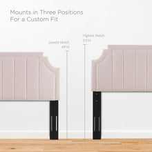 Load image into Gallery viewer, Alyona Channel Tufted Performance Velvet Full/Queen Headboard by Modway
