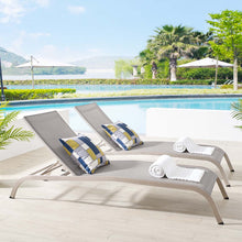 Load image into Gallery viewer, Savannah Outdoor Patio Mesh Chaise Lounge Set of 2 by Modway
