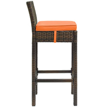 Load image into Gallery viewer, Conduit Bar Stool Outdoor Patio Wicker Rattan Set
