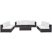 Load image into Gallery viewer, Convene 8 Piece Outdoor Patio Sectional Set by Modway
