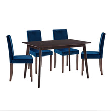 Load image into Gallery viewer, Prosper 5 Piece Upholstered Velvet Dining Set by Modway

