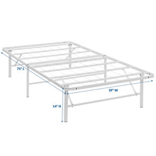 Load image into Gallery viewer, Horizon Stainless Steel Twin Bed Frame by Modway

