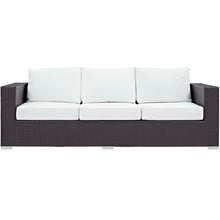 Load image into Gallery viewer, Convene 3 Piece Set Outdoor Patio with Fire Pit by Modway

