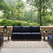 Load image into Gallery viewer, Linza Wave Abstract Trellis Indoor and Outdoor 5x8 Area Rug by Modway
