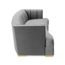 Load image into Gallery viewer, Encompass Channel Tufted Performance Velvet Curved Sofa by Modway

