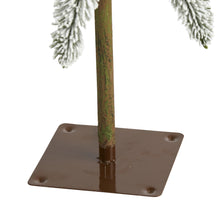 Load image into Gallery viewer, 3.5&#39; Flocked Washington Alpine Christmas Tree with 50 White Warm LED lights
