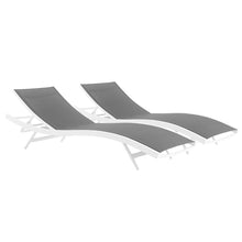 Load image into Gallery viewer, Glimpse Outdoor Patio Mesh Chaise Lounge Set of 2 by Modway
