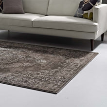 Load image into Gallery viewer, Gamela Rustic Vintage Ornate Floral Medallion 5x8 Area Rug by Modway
