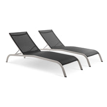Load image into Gallery viewer, Savannah Outdoor Patio Mesh Chaise Lounge Set of 2 by Modway
