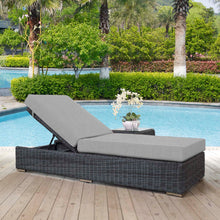 Load image into Gallery viewer, Summon Outdoor Patio Sunbrella¨ Chaise Lounge by Modway

