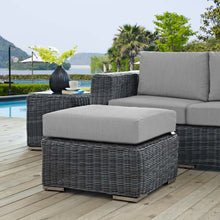 Load image into Gallery viewer, Summon Outdoor Patio Sunbrella¨ Ottoman by Modway
