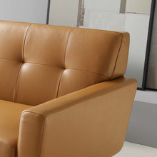 Load image into Gallery viewer, Engage Top-Grain Leather Living Room Lounge Sofa by Modway
