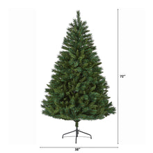 Load image into Gallery viewer, 6&#39; Rocky Mountain Mixed Pine Artificial Christmas Tree with 300 LED Lights
