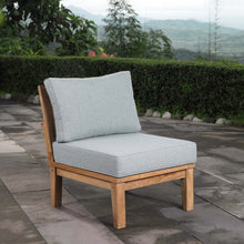 Load image into Gallery viewer, Marina Armless Outdoor Patio Teak Sofa by Modway
