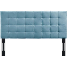 Load image into Gallery viewer, Paisley Tufted Upholstered Performance Velvet Full / Queen Headboard by Modway
