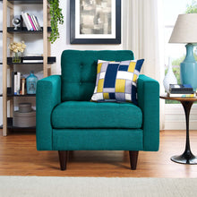 Load image into Gallery viewer, Empress Upholstered Fabric Armchair by Modway
