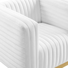 Load image into Gallery viewer, Charisma Channel Tufted Performance Velvet Accent Armchair by Modway
