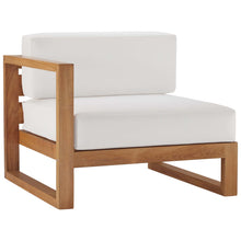 Load image into Gallery viewer, Upland Outdoor Patio Teak Wood Left-Arm Chair by Modway
