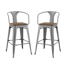 Load image into Gallery viewer, Promenade Bar Stool Set of 2 by Modway
