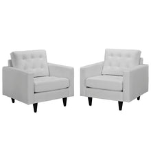 Load image into Gallery viewer, Empress Leather Armchair Set of 2 by Modway
