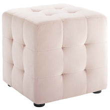 Load image into Gallery viewer, Contour Tufted Cube Performance Velvet Ottoman by Modway
