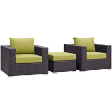 Load image into Gallery viewer, Convene 3 Piece Outdoor Patio Sofa Set by Modway
