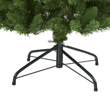 Load image into Gallery viewer, 6.5&#39; Slim Green Mountain Pine Artificial Christmas Tree w/ 300 Clear LED Lights

