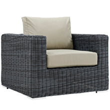 Load image into Gallery viewer, Summon 7 Piece Outdoor Patio Sunbrella¨ Sectional Set by Modway
