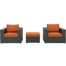 Load image into Gallery viewer, Sojourn 3 Piece Outdoor Patio Sunbrella¨ Sectional Set by Modway

