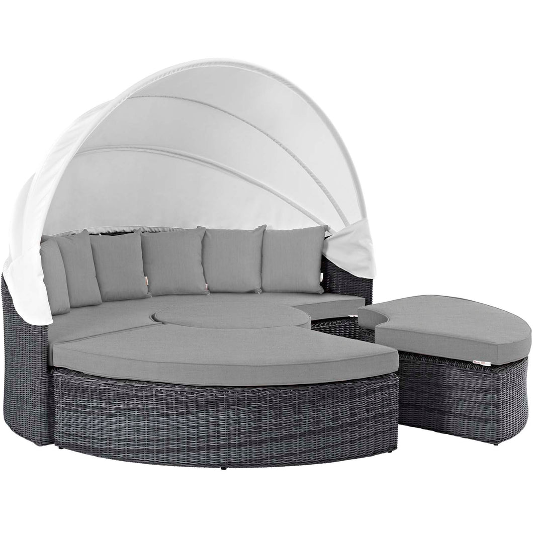 Summon Canopy Outdoor Patio Sunbrella¨ Daybed by Modway
