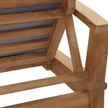 Load image into Gallery viewer, Marina Outdoor Patio Teak Single Chaise by Modway
