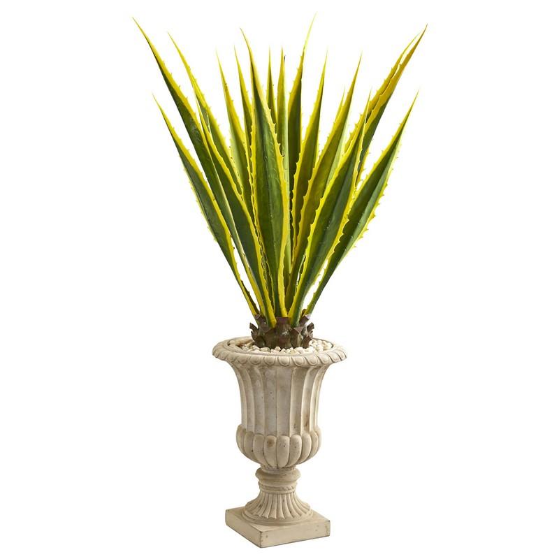 4.5' Agave Artificial Plant in Urn