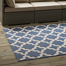 Load image into Gallery viewer, Cerelia Moroccan Trellis Indoor and Outdoor 8x10 Area Rug by Modway
