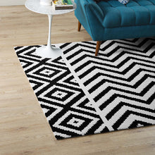 Load image into Gallery viewer, Ailani Geometric Chevron / Diamond 8x10 Area Rug by Modway
