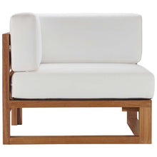 Load image into Gallery viewer, Upland Outdoor Patio Teak Wood Corner Chair by Modway
