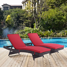 Load image into Gallery viewer, Convene Outdoor Patio Chaise Set of 2 by Modway
