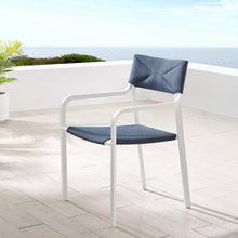 Load image into Gallery viewer, Raleigh Stackable Outdoor Patio Aluminum Dining Armchair by Modway
